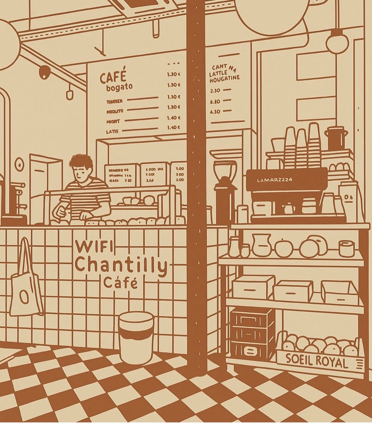 Café bogato - coffee shop parisien Café bogato - coffee shop parisien